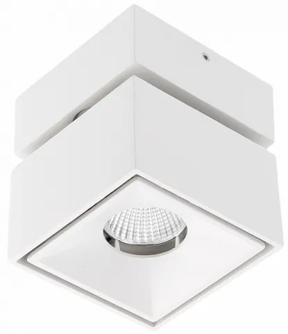 Lámpa Mennyezeti BIANCO 8W, 680lm, AC220-240V,50/60 Hz,Ra≥80,IP20,36°,2700/3300/4000K, kocka, fehér