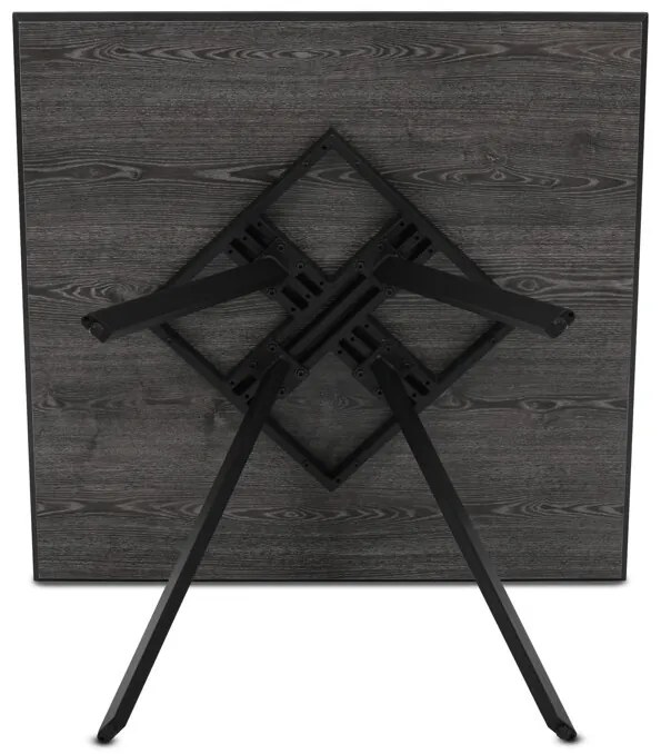 Étkezőasztal 90x90cm, Szürke Tölgy Színben, HT-R5190 Grey