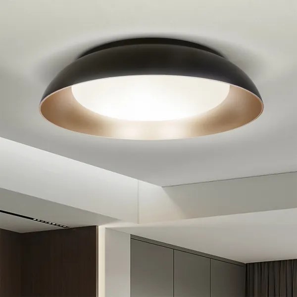 Brilagi-LED Dimmelhető ALVA LED lámpatest 48W/230V 3000–6500K átm. 51 cm fekete + távirányító