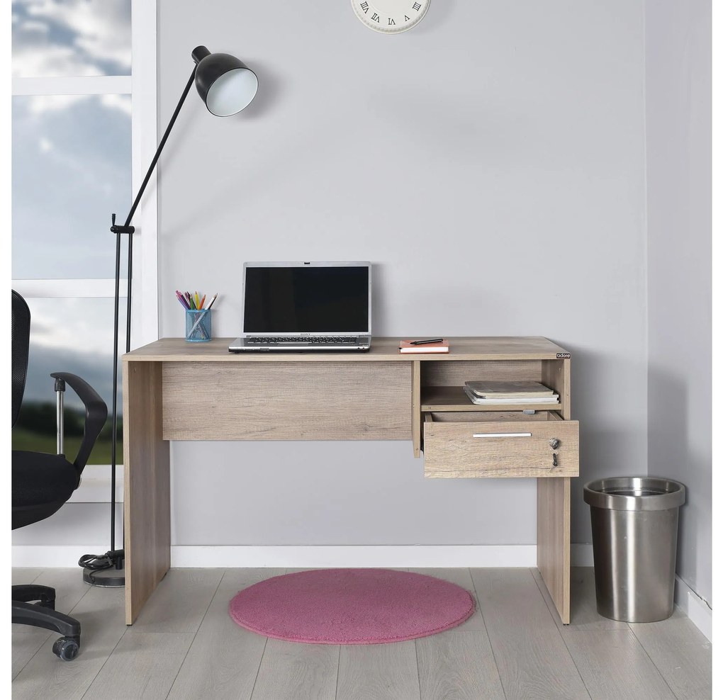 PC asztal Calliope 2 (világos dió) . Akció -20%. 1109389