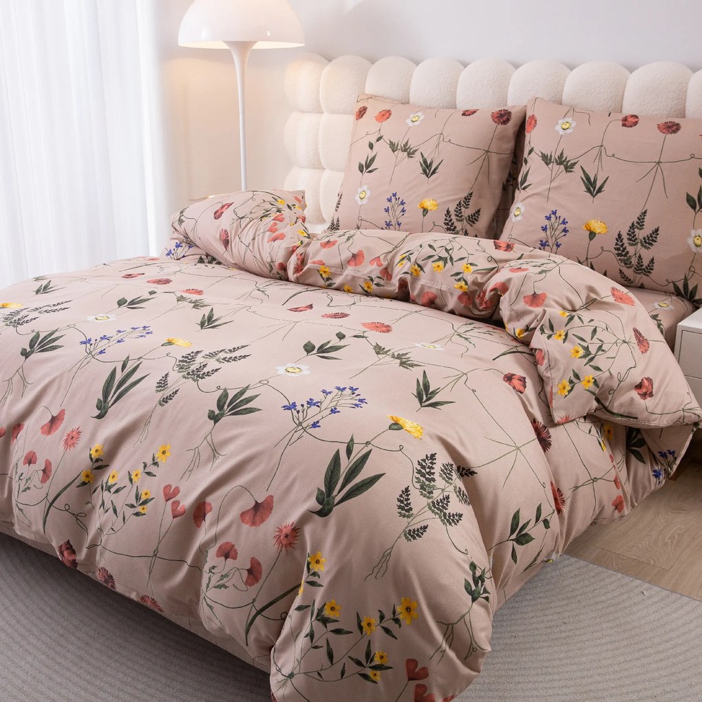 HERBAR bézs mikroszálas ágyneműhuzat Ágyneműhuzat mérete: 70 x 90 cm | 140 x 220 cm