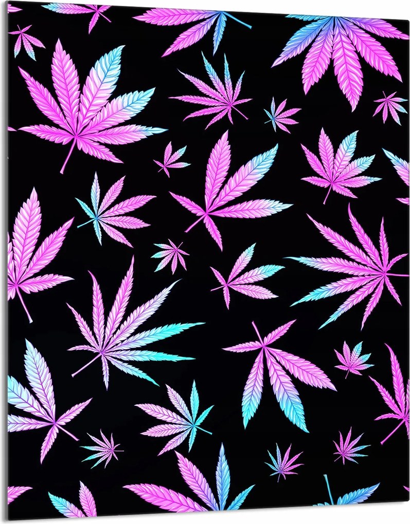 Üveg Vágódeszka 40x52 Levelek a Konyhába