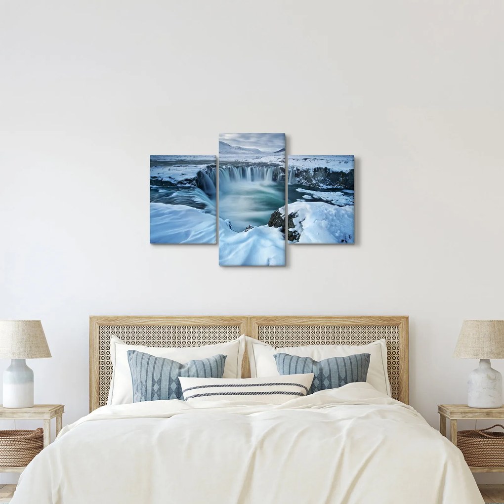 Kép - Istenek vízesése, Izland (90x60 cm)