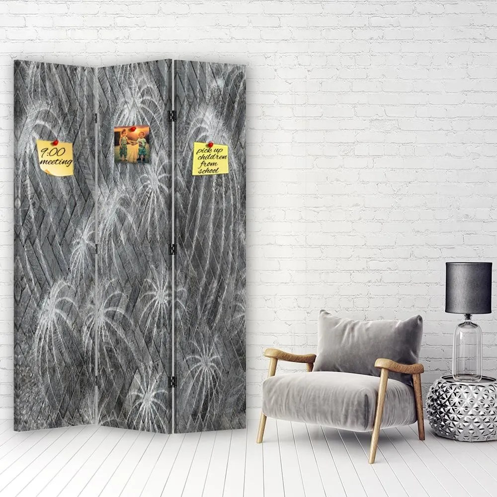 Gario Paraván Kaktusz absztrakt Méret: 180 x 170 cm, Kivitelezés: Parafa paraván