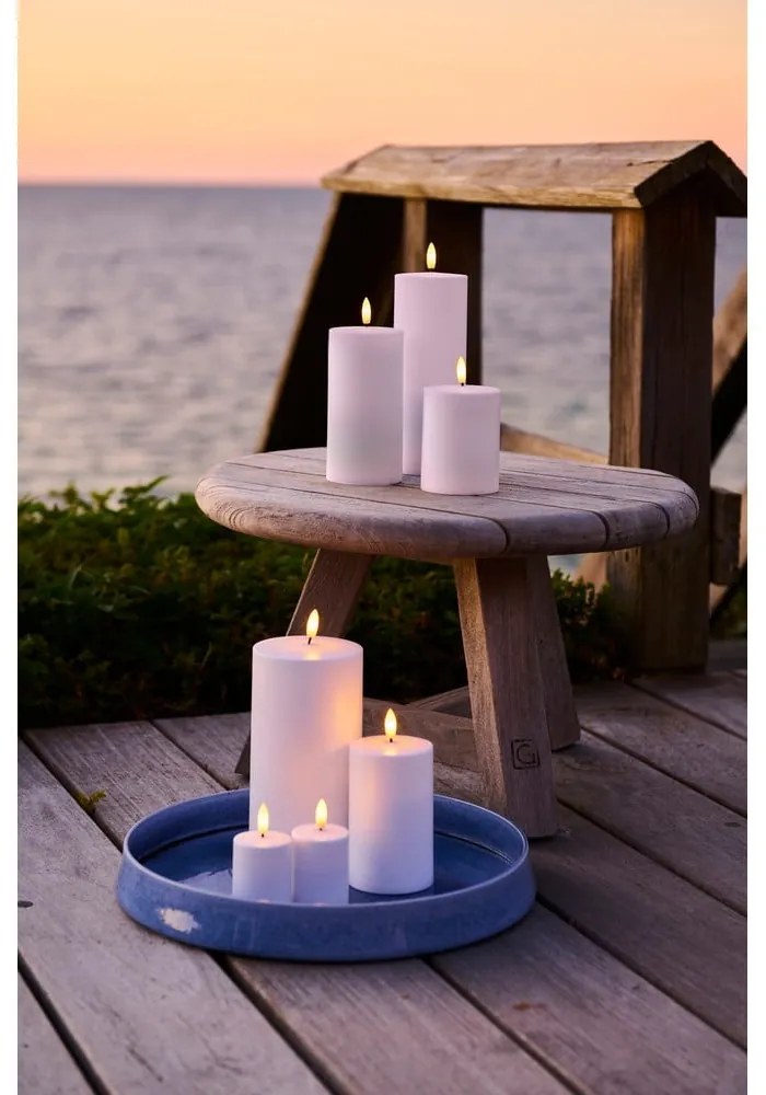 Kültéri LED gyertya szett 3 db-os (magasság 20 cm) Sille – Sirius
