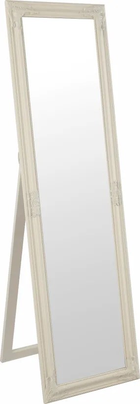 Tükör, krém színű fa keret, MALKIA tip 12