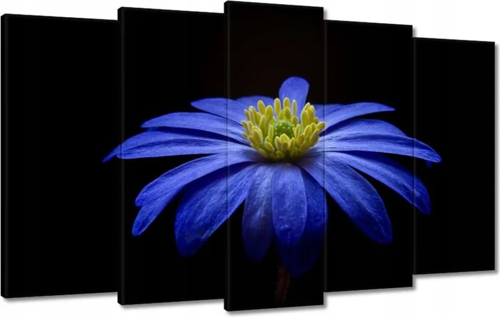 Vászonkép 100x60 Kék virág