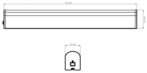 LED Fürdőszobai tükörmegvilágítás ALEX LED/8W/230V 4000K 41 cm IP44 króm