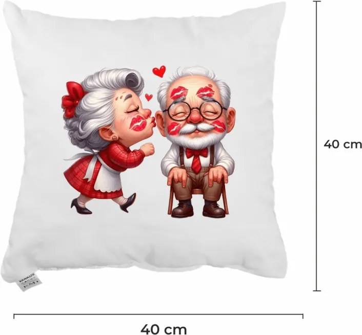 EMI Love Story díszpárna 40x40 cm