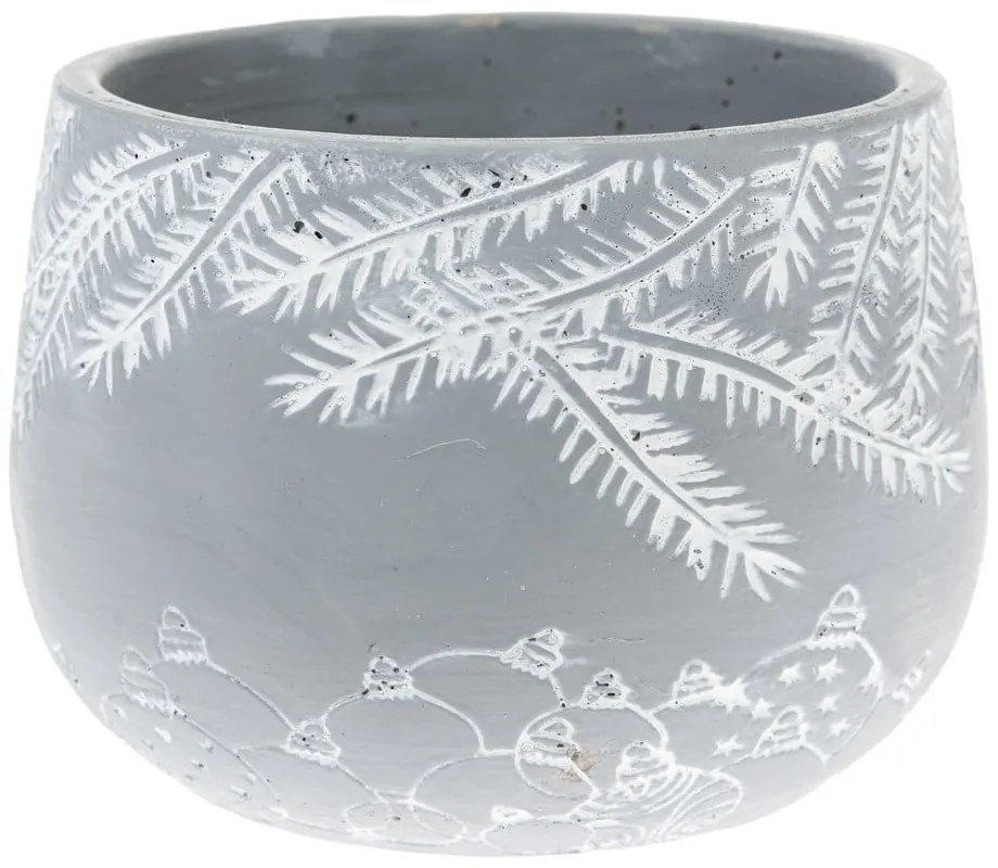 Szürke beton cserép, 15,5 cm - Dakls