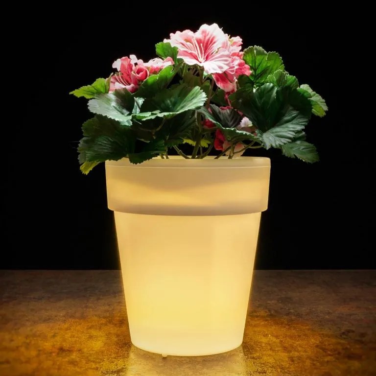 Napelemes növénytartó 3 LED meleg fehér