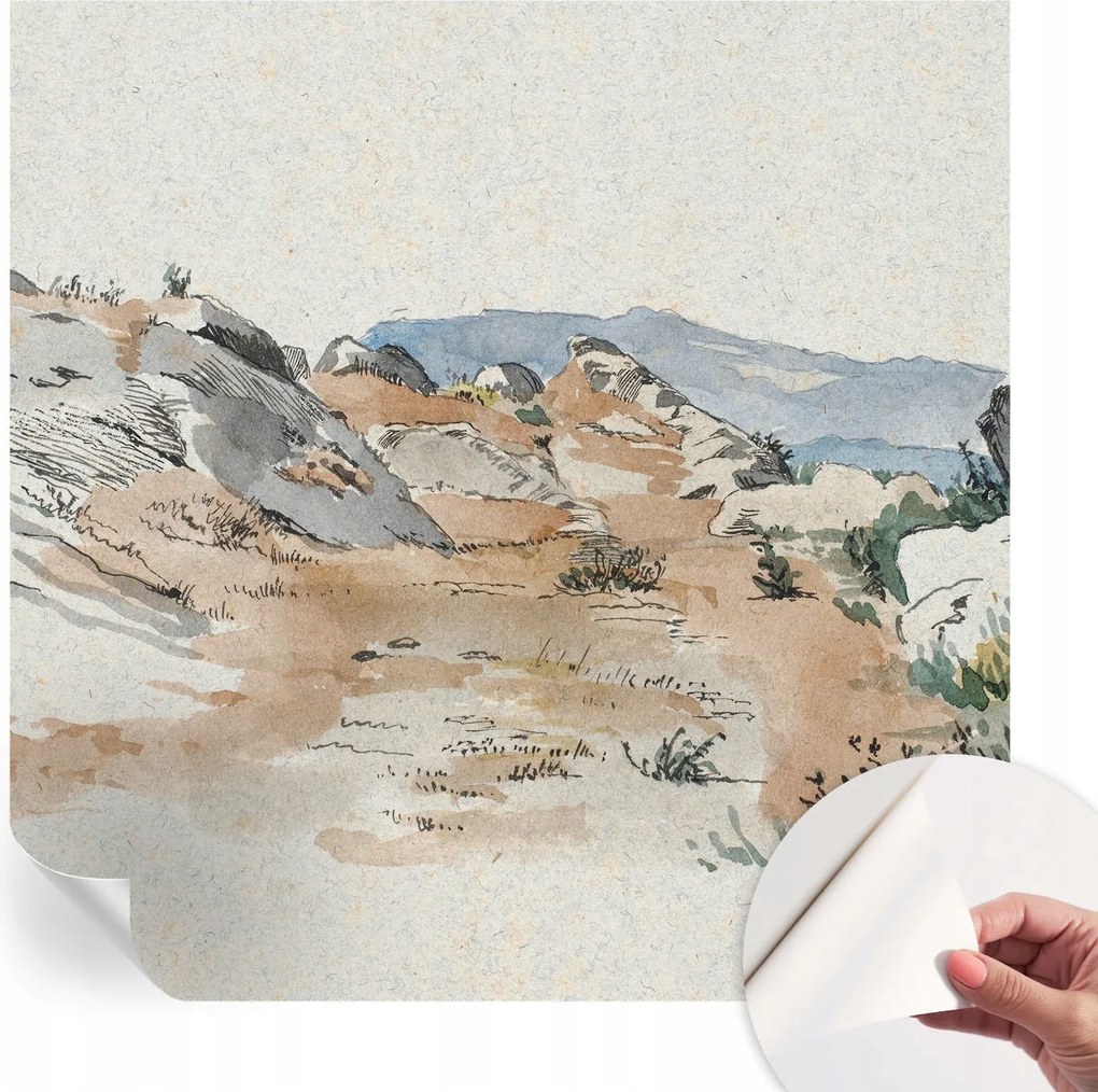 Design fali fotótapéta öntapadós szikla tájkép 250x250 cm