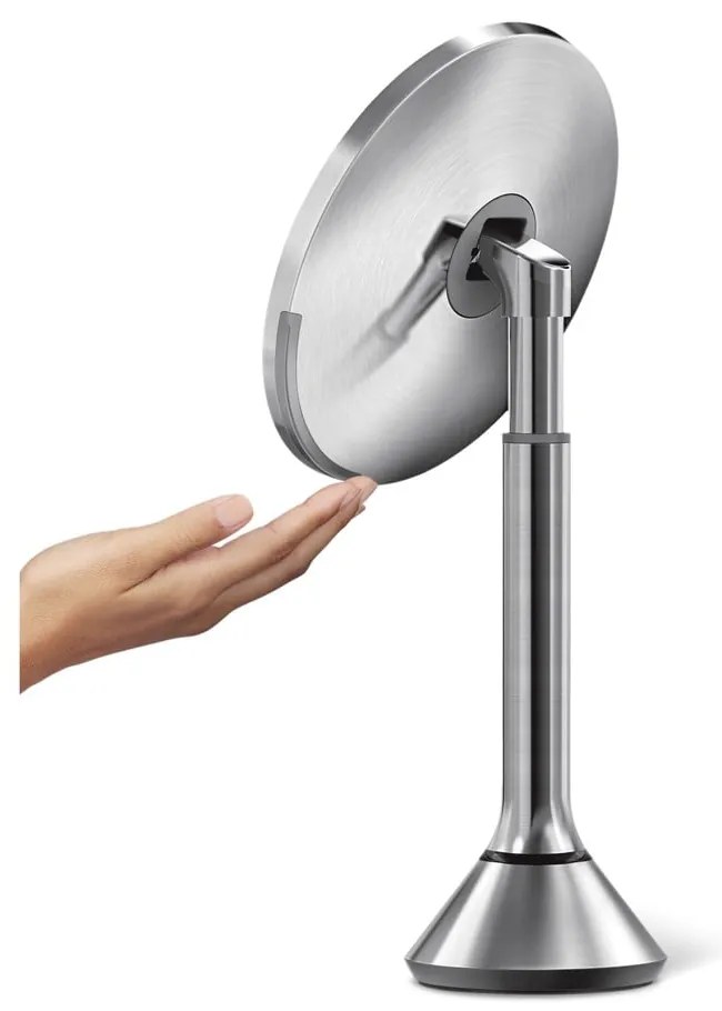 Kozmetikai tükör világítással-nagyítós (ötszörös) ø 20 cm Sensor – simplehuman