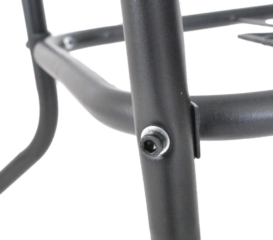 Kerti asztal ZWMT 80 x 80 cm fém üveglappal