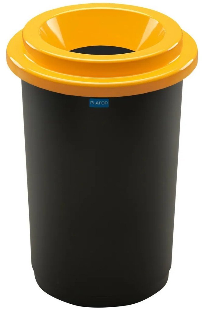 Aldotrade Eco Bin szelektív hulladékgyűjtő kosár, 50 l, sárga