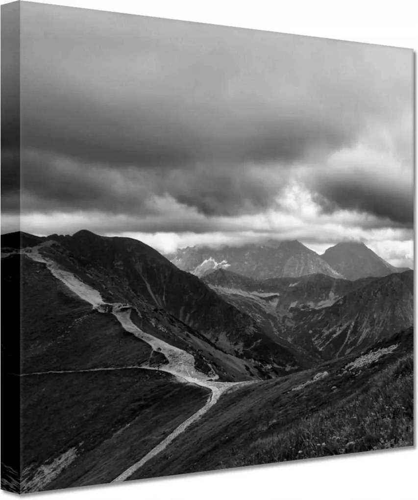 Vászonkép 60x60 Tátra Lengyel hegyek Kilátás