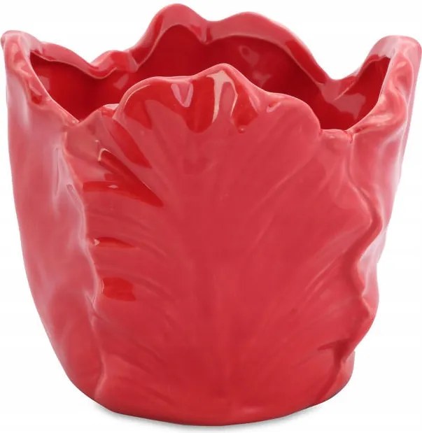 Szirmok tál piros dekoratív szép