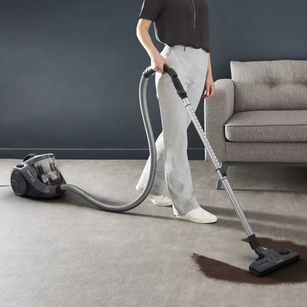 Rowenta - Porzsák nélküli porszívó COMPACT POWER 1,5l 750W/230V szürke