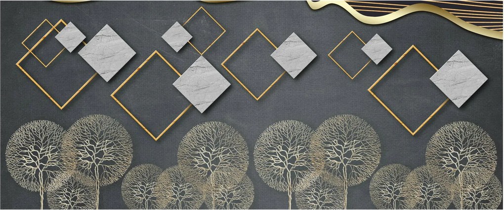 Az absztrakció képe (120x50 cm)