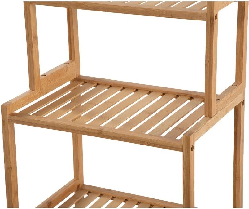 Natúr színű bambusz fürdőszobai polcos állvány 40x154 cm Skaren – Bonami Essentials