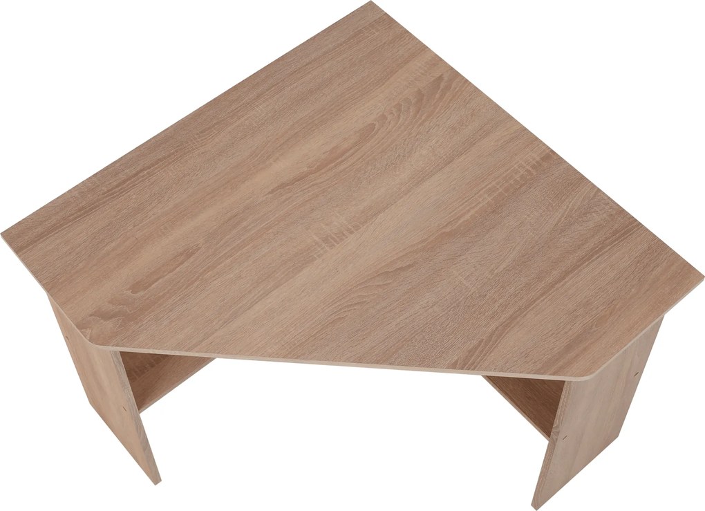 PC asztal, sarok, tölgy sonoma, RONY NEW