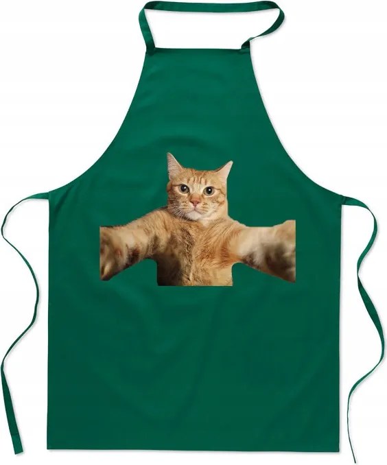 Konyhai kötény nyomtatás Cica Macska Vicces Ajándék