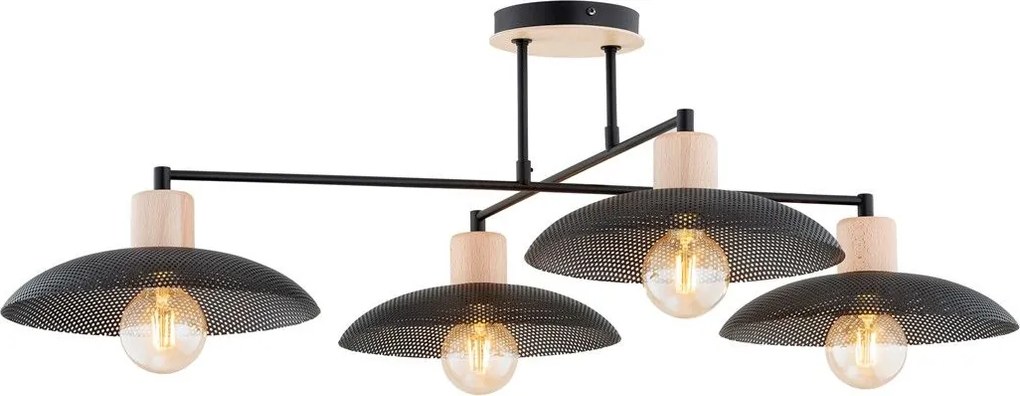 Emibig modern mennyezeti lámpa kobe fekete emi1318/4