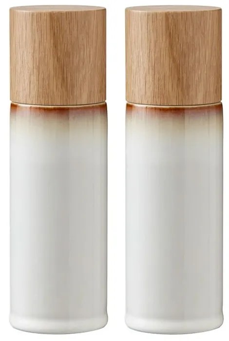 Fehér kerámia só- és borsőrlő szett 2 db-os Gastro Cream – Bitz