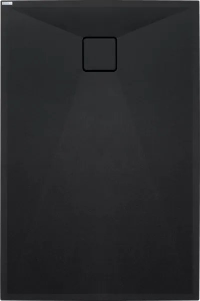 Correo gránit zuhanytálca_70x90, fekete