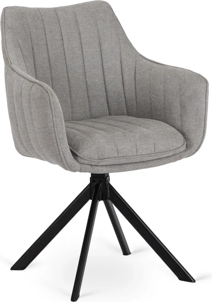 MUMBAI forgó étkezőszék szürke