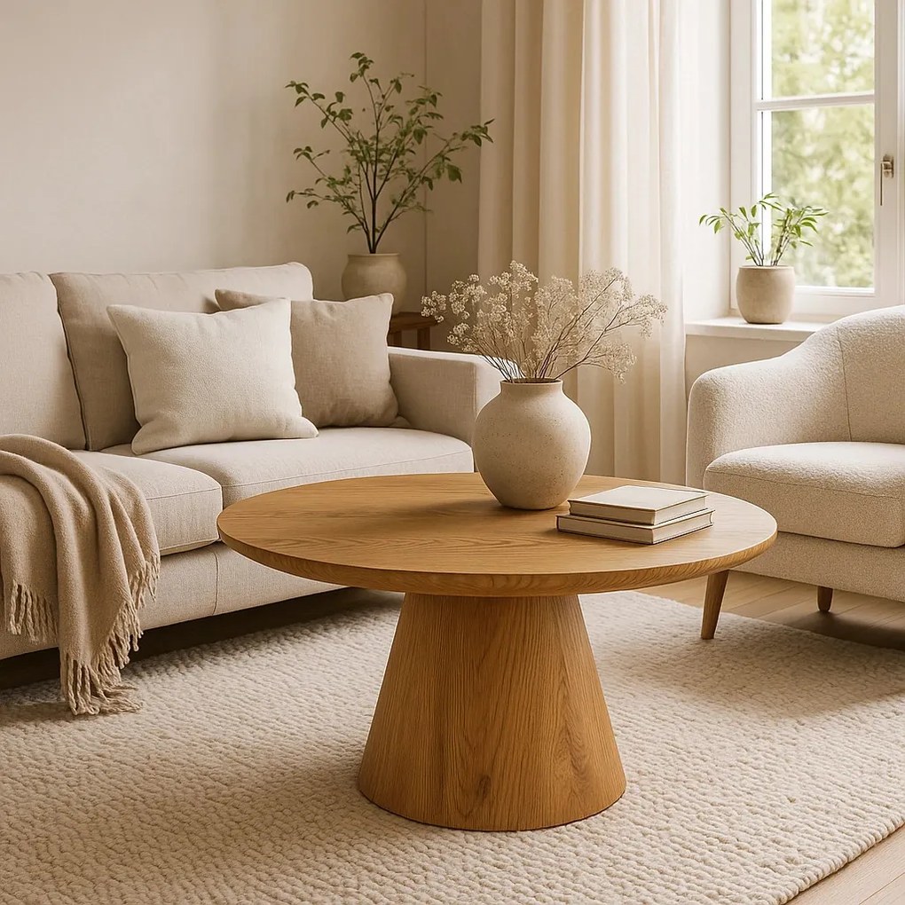 Dohányzóasztal Tölgy Színben. CARLY MAX