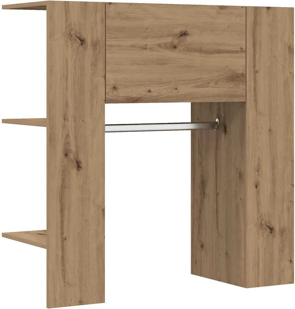 vidaXL előszobaszekrény Artisan tölgy 97,5x37x99 cm Gépesített fa