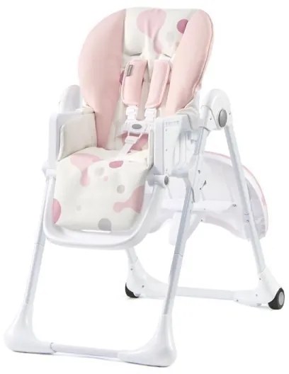 KINDERKRAFT - Gyerek étkezőszék YUMMY rózsaszín/fehér