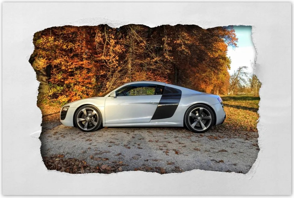 Poszterek 120x80 Fehér Audi Tt