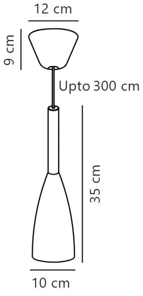 DFTP by Nordlux - Csillár zsinóron PURE 1xE27/40W/230V fehér/dió