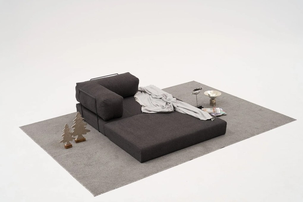 Kétszemélyes kanapé Comfort - Antracit v2