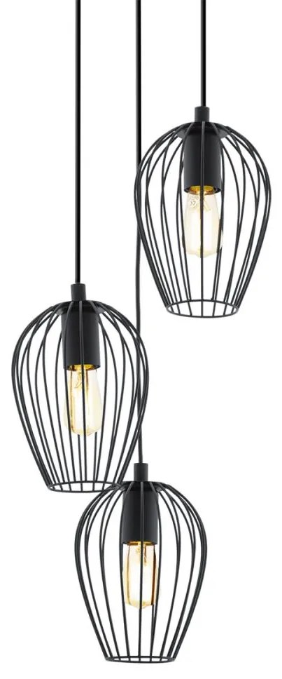 Eglo 49479 - Csillár NEWTOWN 3xE27/60W/230V