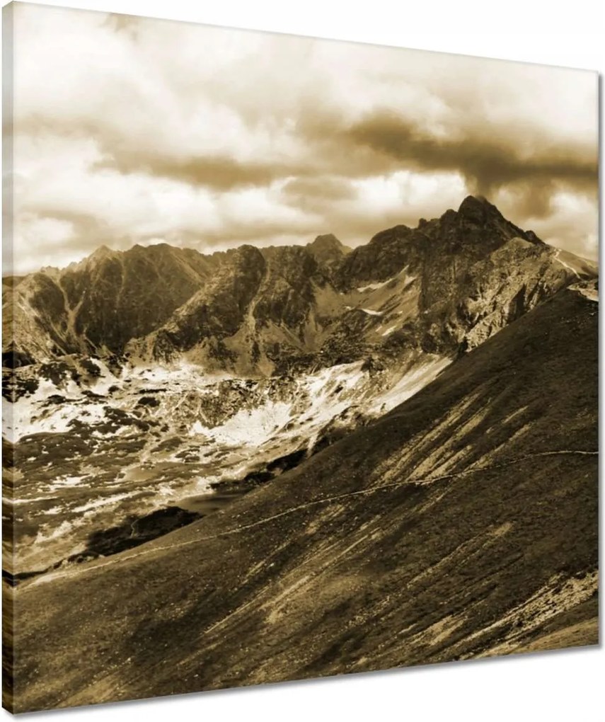 Vászonkép 50x50 Tátra Lengyel hegyek Kilátás