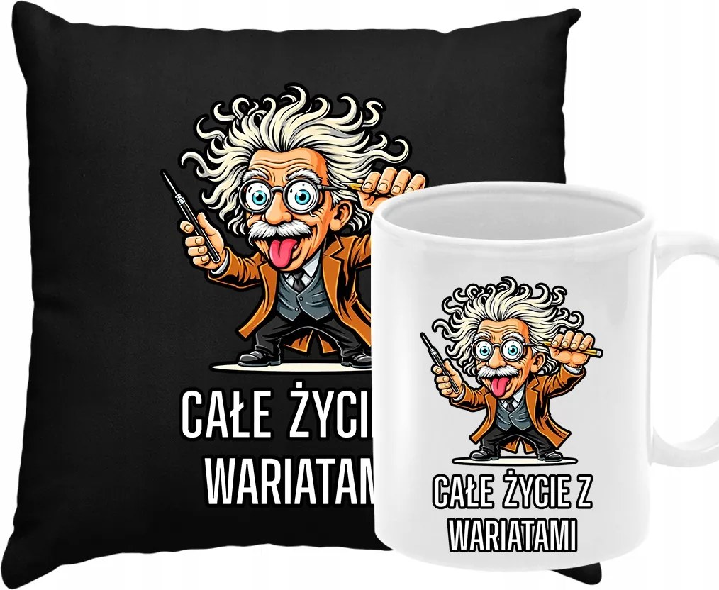 Párna Bögre Szett Egy élet az őrültekkel Ajándék