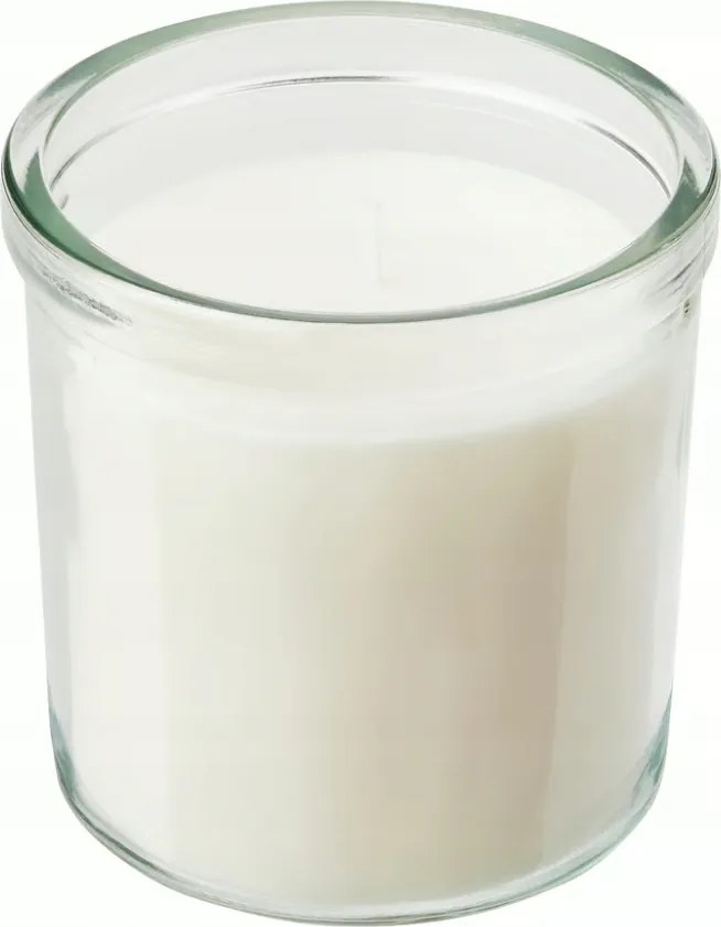 Ikea Jamlik Illatgyertya üvegben, vanília/világos bézs, 40 óra