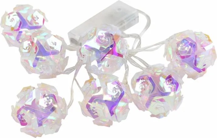 Dekorációs fények Blossom Magic 10 LED meleg fehér időzítő