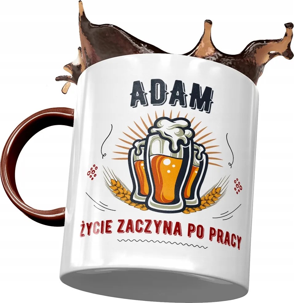 Bordó Bögre Ádám Férj Kolléga Ajándék Nyomtatott Fotóval