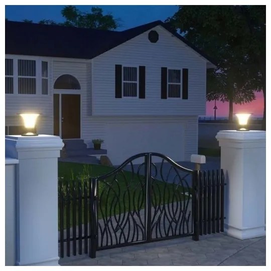 LED napelemes lámpa szenzorral LED/15W/3,2V 4000K/6000K IP65 6000 mAh