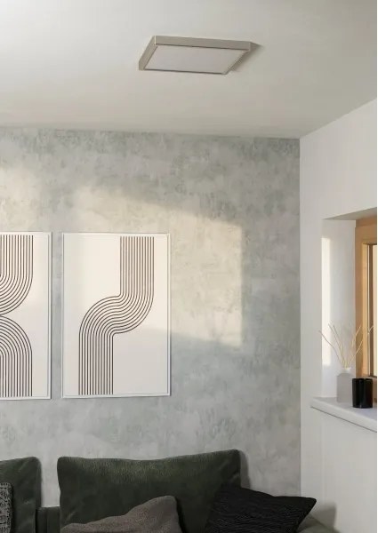 Eglo 901322 - LED mennyezeti lámpa FUEVA LED/13W/230V 2700/4000/6500K 29x29 cm króm