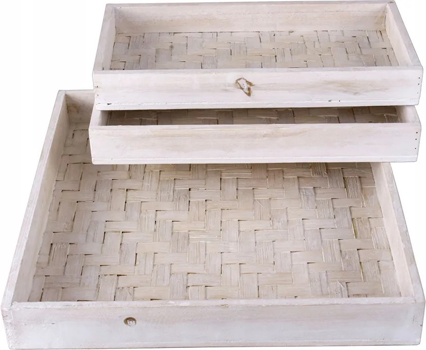 Gyümölcs edénytartó tálca Bambusz 3 db-os konyhai dekoráció szett