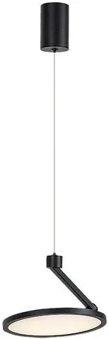 RÁBALUX 72327 OVIDIA Modern Led Függesztett Lámpa Fekete IP20