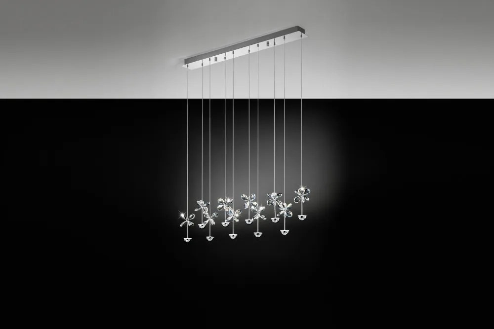 EGLO 93663 PIANOPOLI Kristály Függesztett Lámpa LED IP20