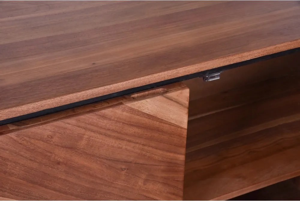 Natúr színű akácfa szekrény 120x78x40 cm Ambala – Interia Home &amp; Living