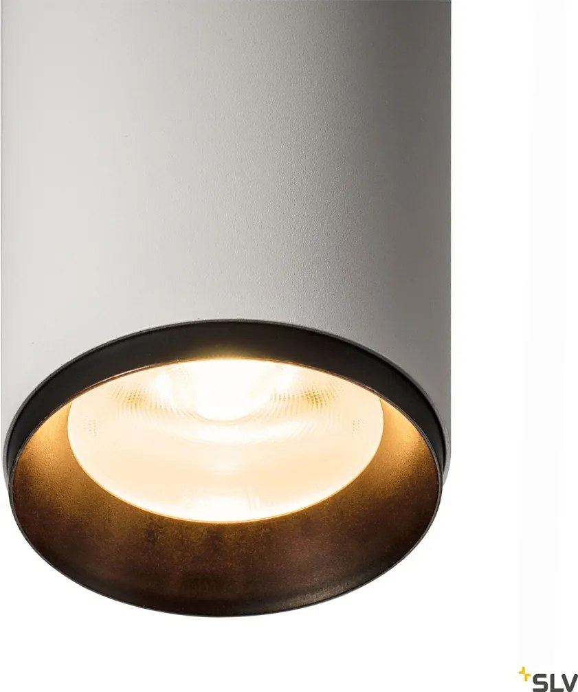 SLV 1004319 NUMINOS Hengeres Mennyezeti Lámpa Fehér, Fekete LED IP20