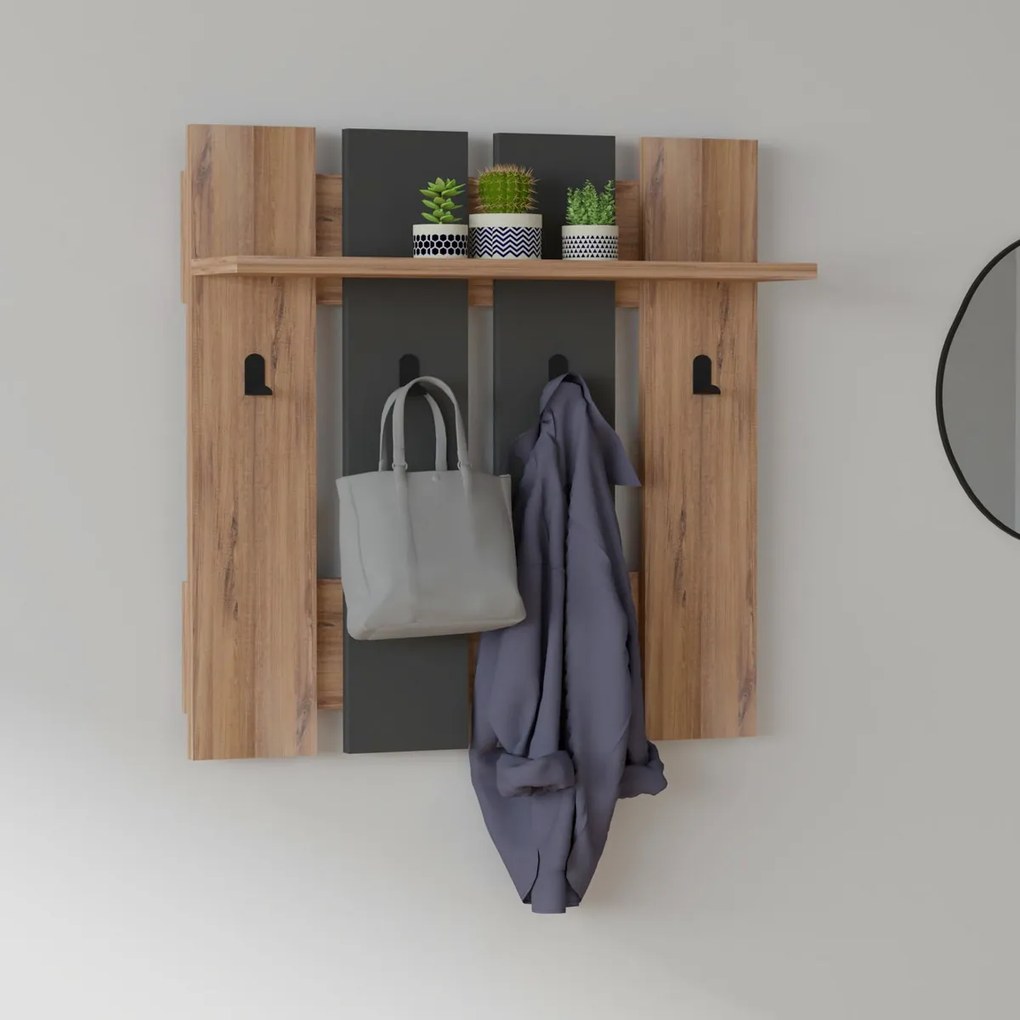 Mita Walnut előszobai fogas